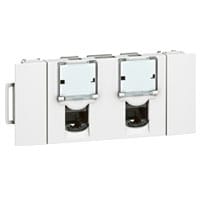 LEGRAND Mosaic 2xRJ 45 cat 6 UTP klik DLP klik-in Mosaic 076546