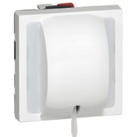 LEGRAND Mosaic trekschakelaar 10A 250V - 2 modules - wit 077014