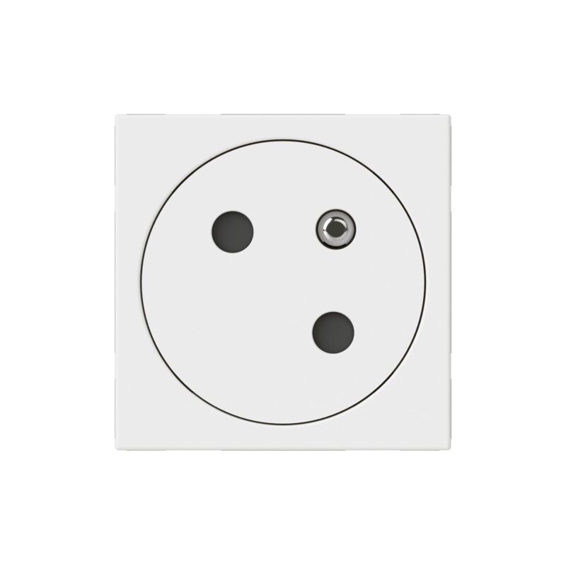 LEGRAND Mosaic Link contactdoos 2P+A -vlak- contactdoos op 45°-2 modules wit antimicrobi 077158L