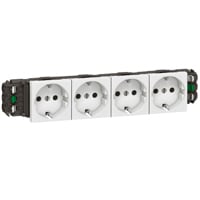 LEGRAND Mos contactdoos DLP 4x2P+A 077404