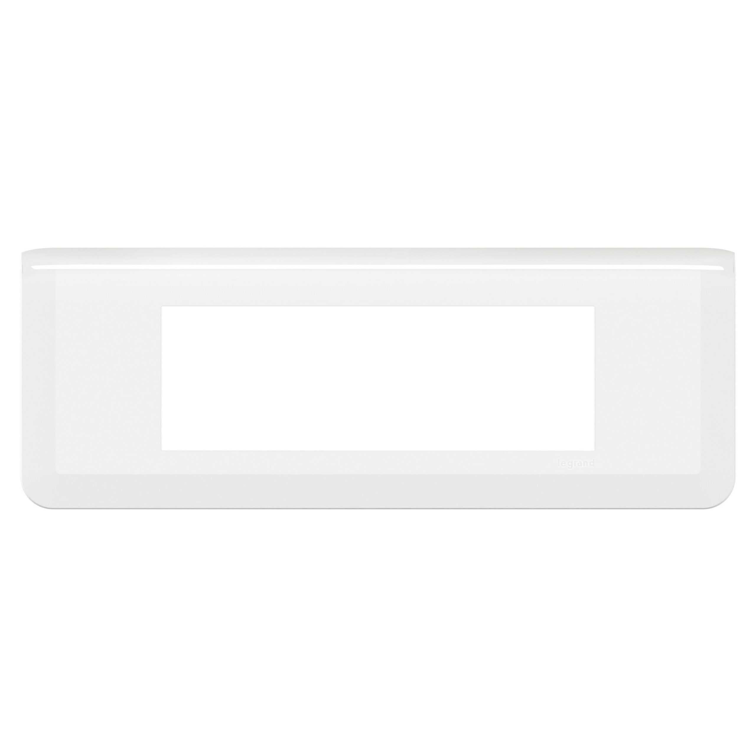 LEGRAND Mosaic afdekplaat 6 modules wit horizontaal 078816L