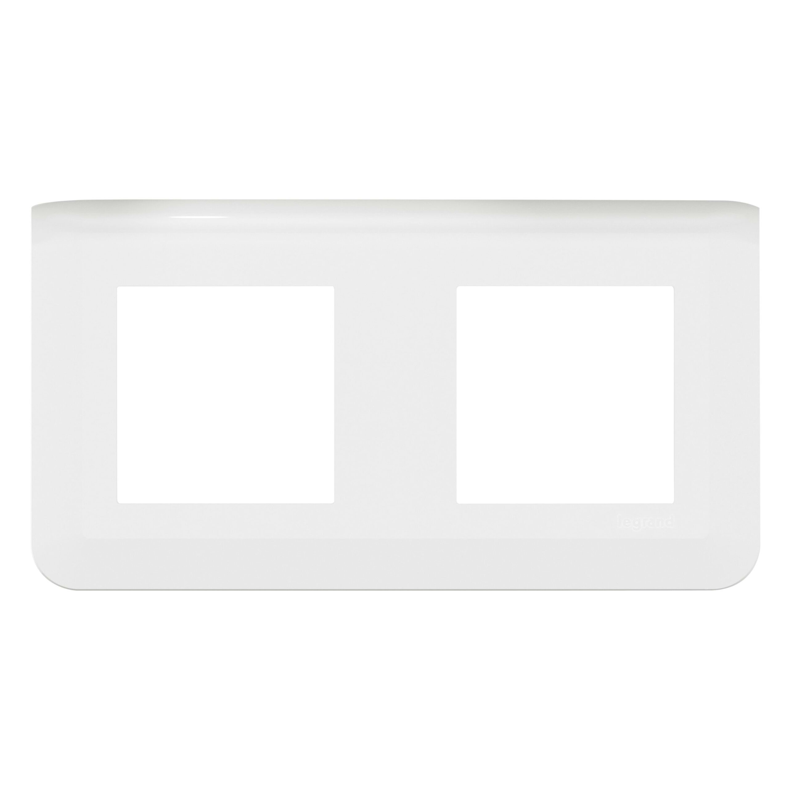 LEGRAND Mosaic afekpl. 2x2 mod wit 71 verticaal 078822L