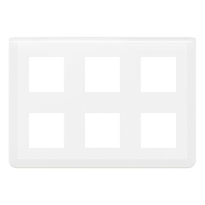 LEGRAND Mosaic afdekplaat 2x3x2 modules wit horizontaal 078832L