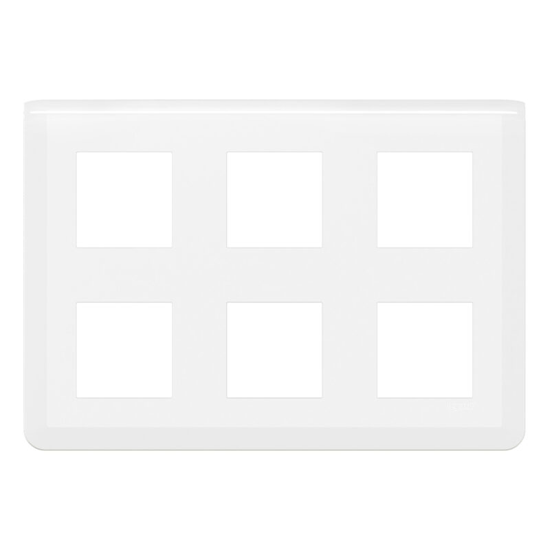 LEGRAND Mosaic afdekplaat 2x3x2 modules wit horizontaal 078832L