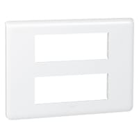 LEGRAND Mosaic afdekplaat 2x6 modules - wit 078836