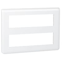 LEGRAND Mosaic afdekplaat 2x8 modules - wit 078837