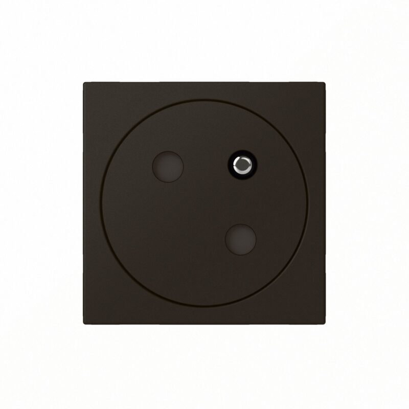 LEGRAND Mosaic Link vlakke contactdoos 2P+A op 45°-2 modules zwart 079145L