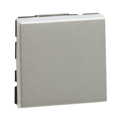 LEGRAND Mosaic wisselschakelaar easyled-10AX 2 modules alu 079211L