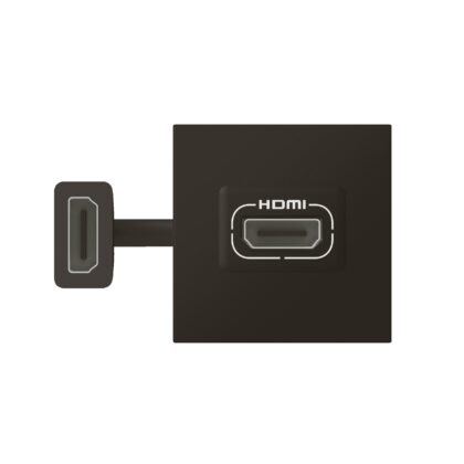 LEGRAND Mosaic HDMI voorgemont. ctdoos 2 mod Zwart 079479L