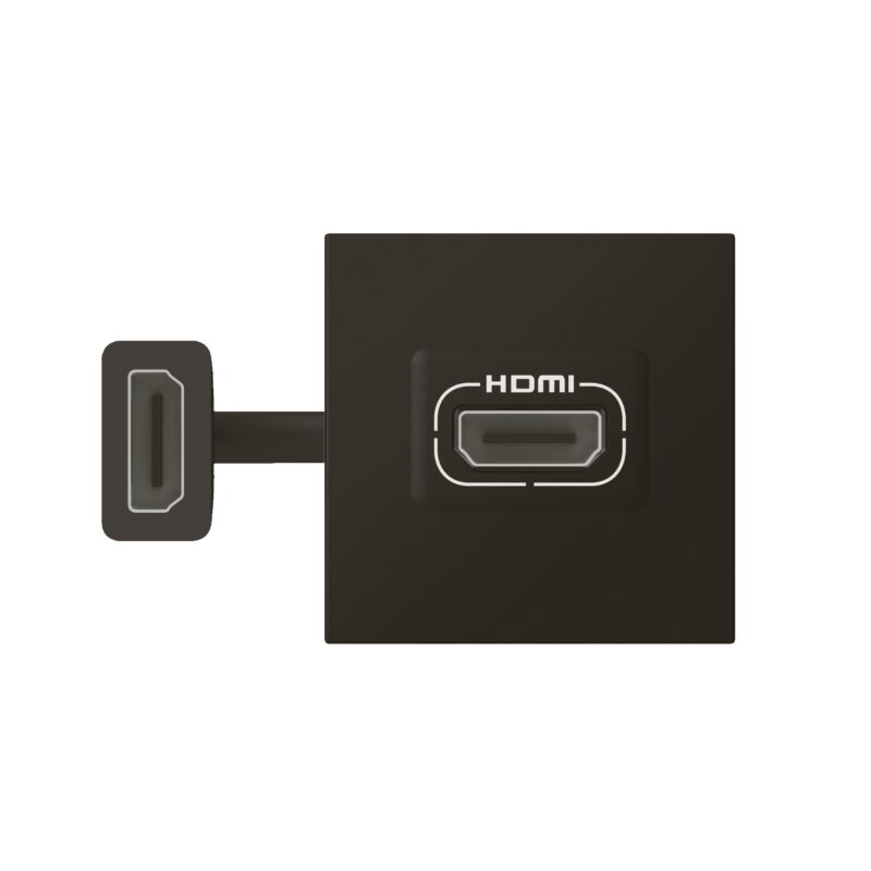 LEGRAND Mosaic HDMI voorgemont. ctdoos 2 mod Zwart 079479L