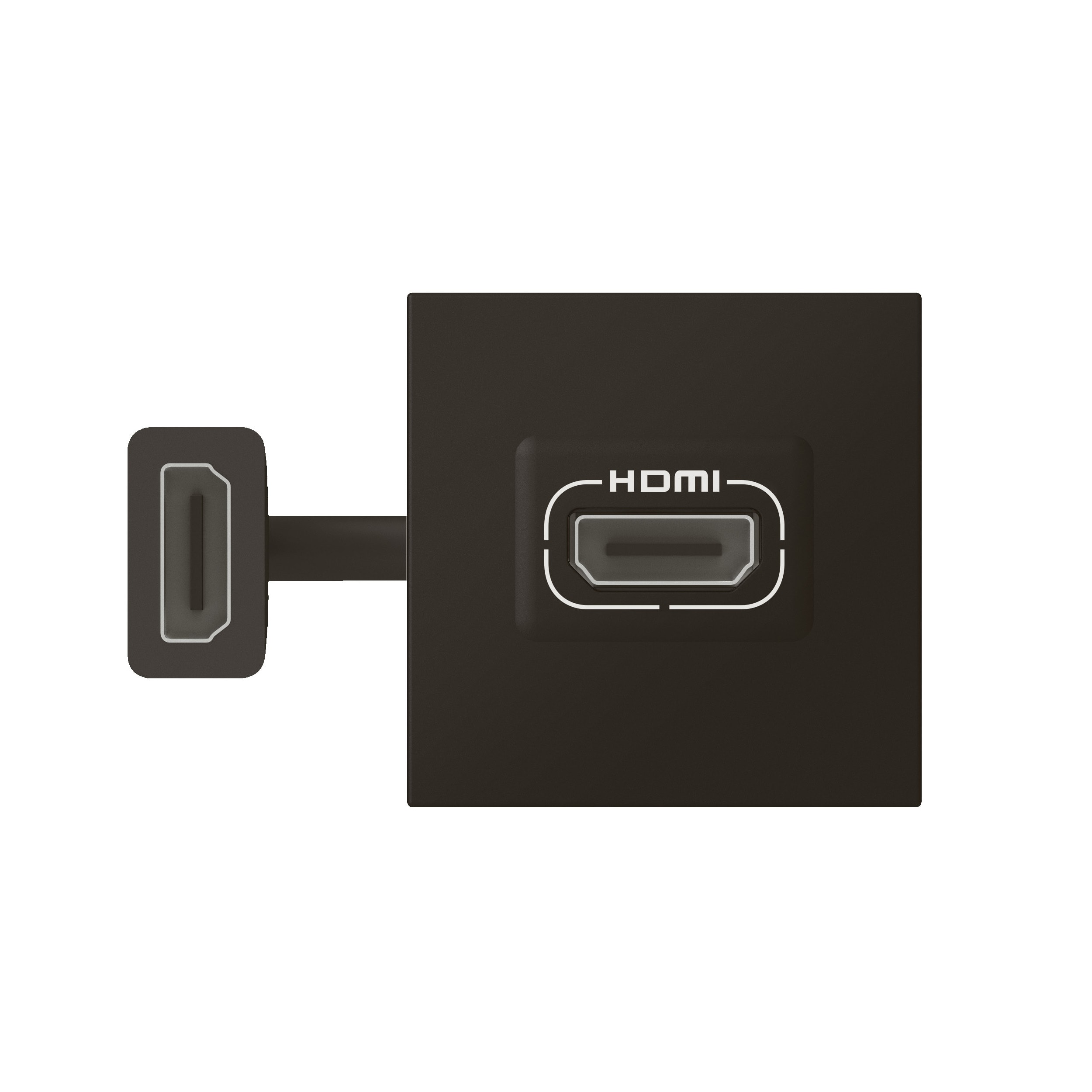LEGRAND Mosaic HDMI voorgemont. ctdoos 2 mod Zwart 079479L