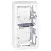 LEGRAND Mosaic opbouwkader verticaal voor 5 of 2x2 modules diepte 40mm 080282