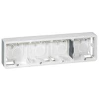 LEGRAND Mosaic opbouwkader horizontaal voor 10 of 4x2 modules diepte 40mm 080284