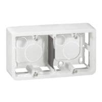 LEGRAND Mosaic opbouwkader horizontaal voor 4
