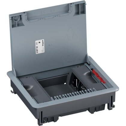LEGRAND Vloerdoos met kunststof rand voor verhoogde vloer 12 mod. verticaal 080704