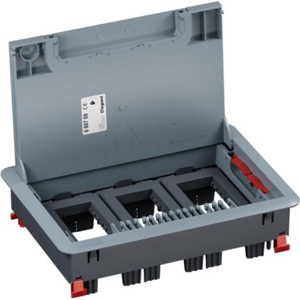 LEGRAND Vloerdoos met kunststof rand voor beton 12 mod. horizontaal 080709