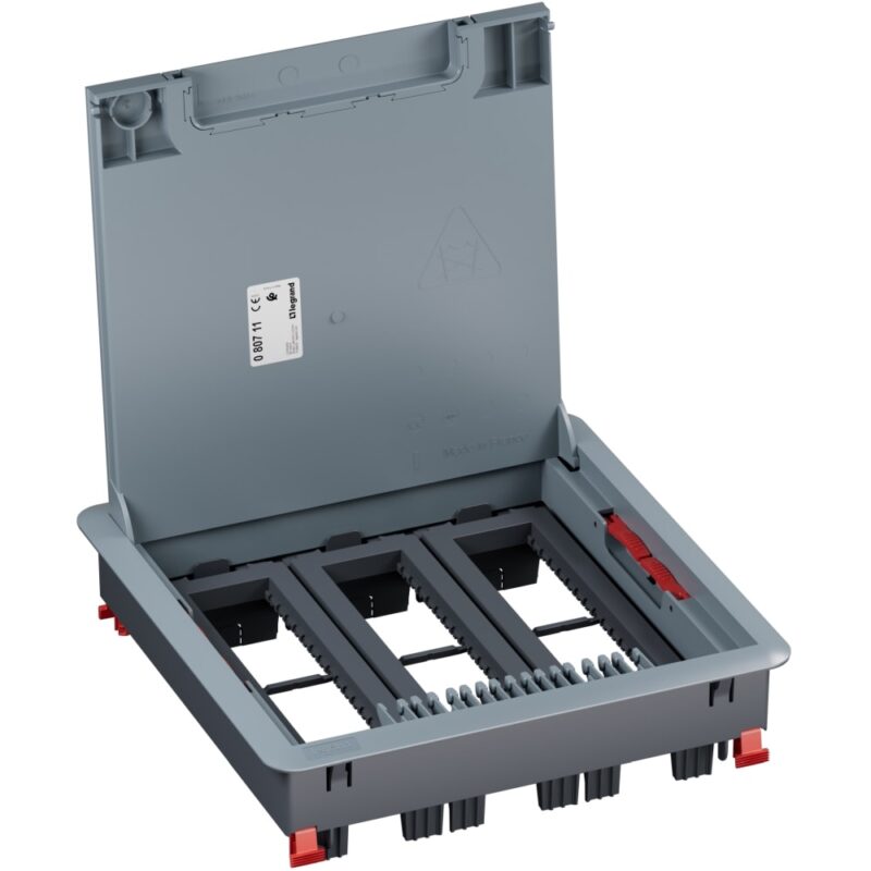 LEGRAND Vloerdoos met kunststof rand voor beton 24 mod. horizontaal 080711