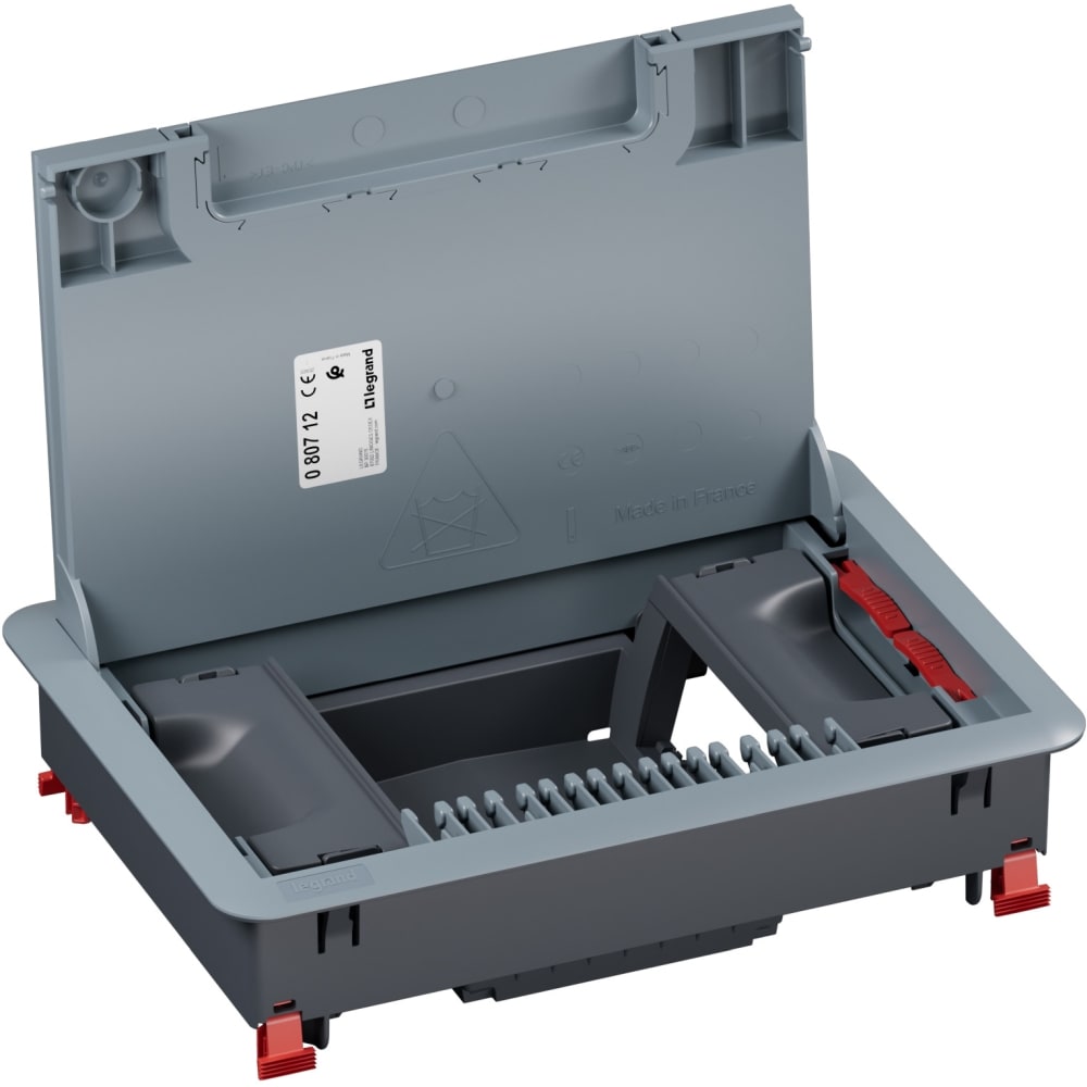 LEGRAND Vloerdoos met kunststof rand voor beton 8 mod. verticaal 080712