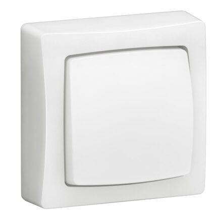 LEGRAND Oteo tweepolige schakelaar 10A - 250V - volledig apparaat - wit 086003L