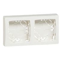 LEGRAND Oteo opbouwkader 2 mechanisme - samenstelbaar mechanisme - 138 x 72mm 086092