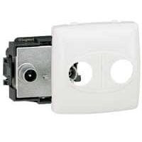 LEGRAND Oteo contactdoos TV/FM - samenstelbaar mechanisme 086145