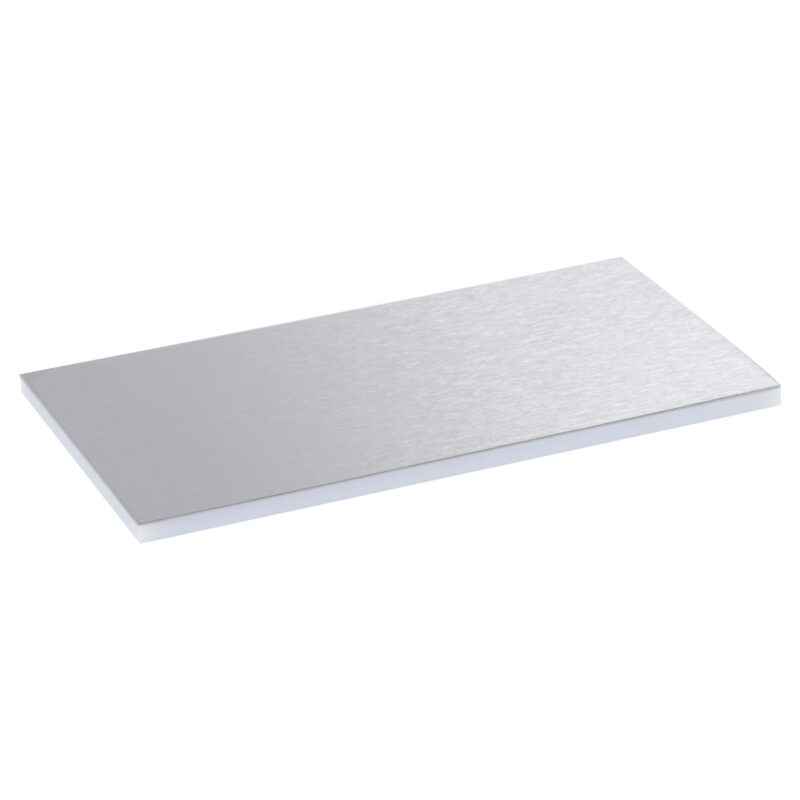 LEGRAND Afdekplaat blind RVS - voor dekselset rechthoekig kunststof RAL7031 grijs 8/12 m 088015
