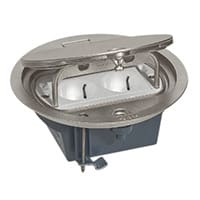 LEGRAND Dekselset IP66 rond 4modules deksel RVS 088064