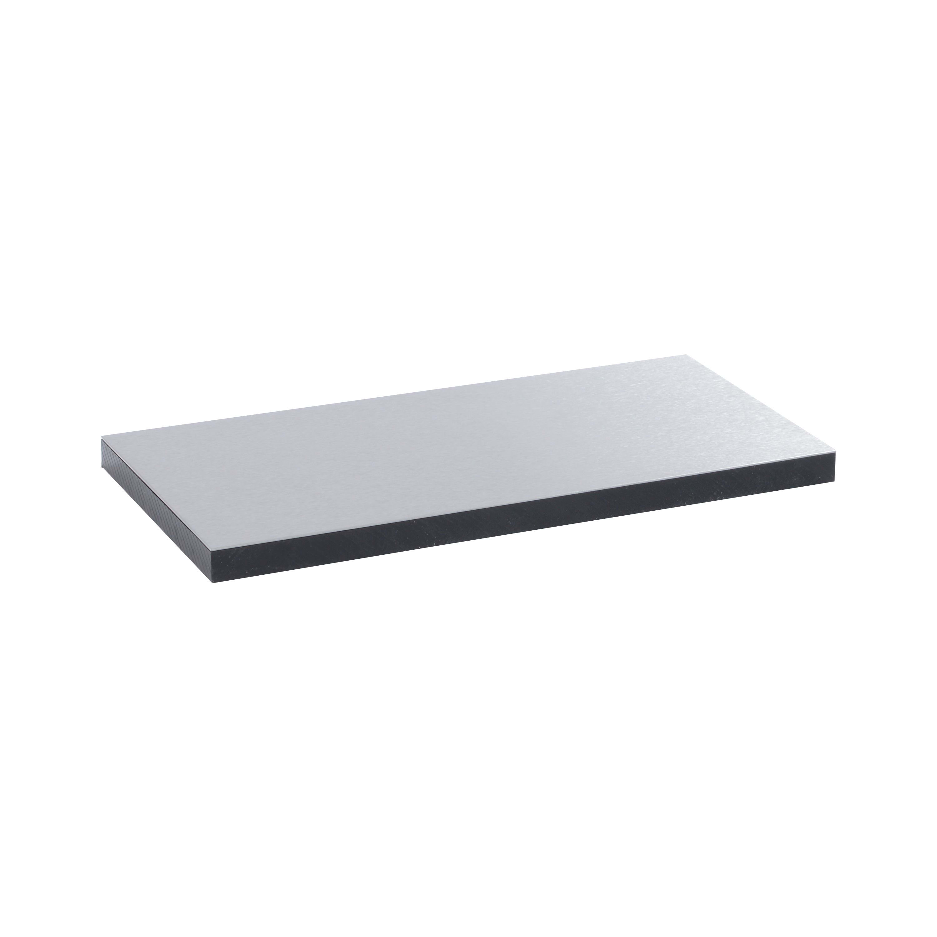 LEGRAND Afdekplaat blind RVS - voor dekselset rechthoekig metaal 8/12 modules (ref. 0881 088145