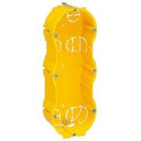 LEGRAND Batik inbouwdoos holle wanden b. 67 mm -3 mech.ver.- dp 50mm 089353
