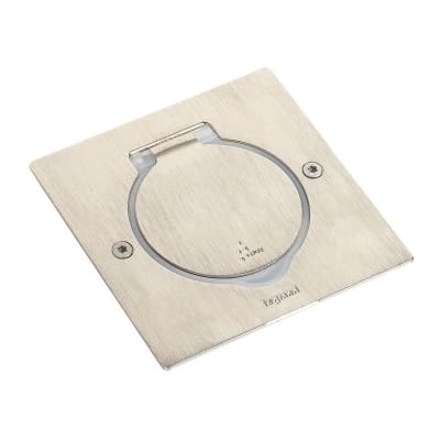 LEGRAND Houder vloercontactdoos vierkant Inox voor Mosaic functies 089700