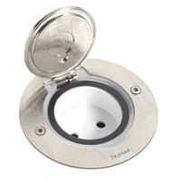 LEGRAND Houder vloercontactdoos rond Inox voor Mosaic functies 089701
