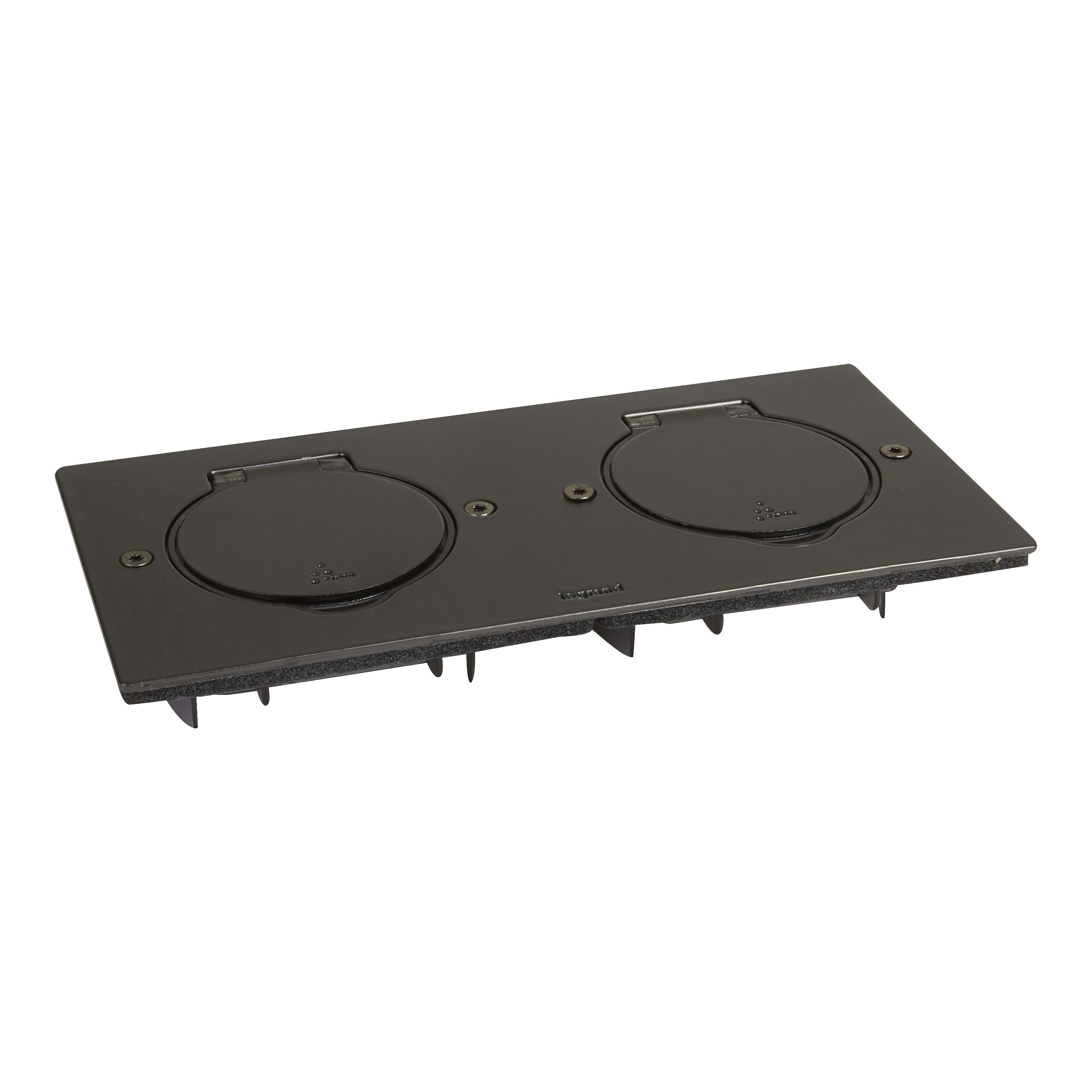 LEGRAND Uit te rusten rechthoekige vloerdoos voor  een 2x2 of 4 modules Mosaic mechanism 089752