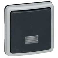 LEGRAND Plexo 66 wisselschakelaar met verklikker IP66 - IK08 - 10A - 230V 090484