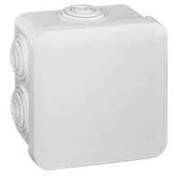 LEGRAND Aftakdoos Plexo vierkant IP 55 waterdicht - wit - 7 kabelinvoeren 092013