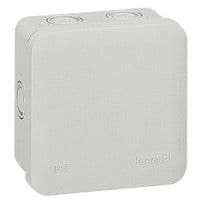 LEGRAND Aftakdoos Plexo vierkant IP 55 waterdicht - grijs - 7 kabelinvoeren 092014