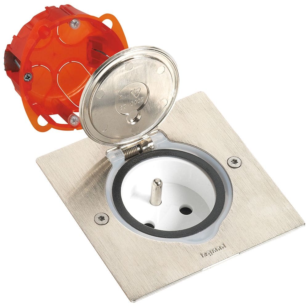 LEGRAND DIY kit vloercontactdoos 2P 092110