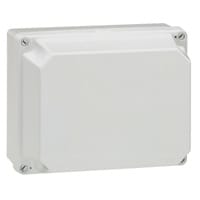 LEGRAND Aftakdoos Plexo rechthoekig IP55 waterdicht - grijs- niet voorgeboord 092122