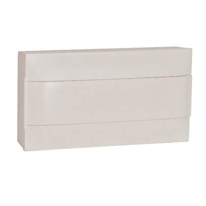 LEGRAND Wandkast opbouw 1 rij-18 mod. witte deur - Practibox 137526
