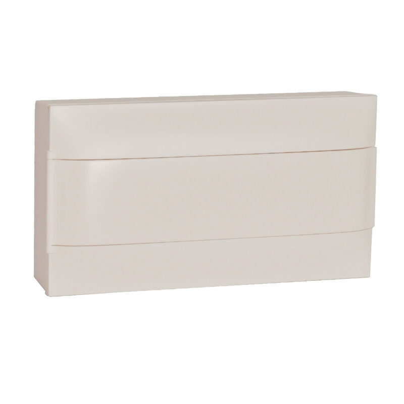 LEGRAND Wandkast opbouw 1 rij-18 mod. witte deur - Practibox 137526