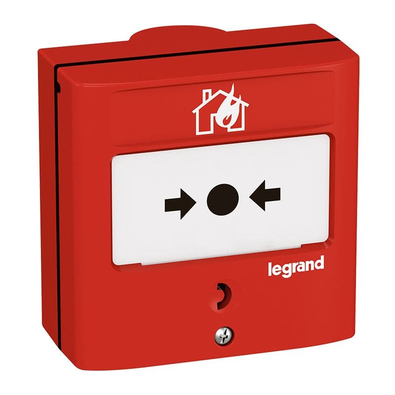 LEGRAND Manuele bediening opbouw rood met membraan 138069