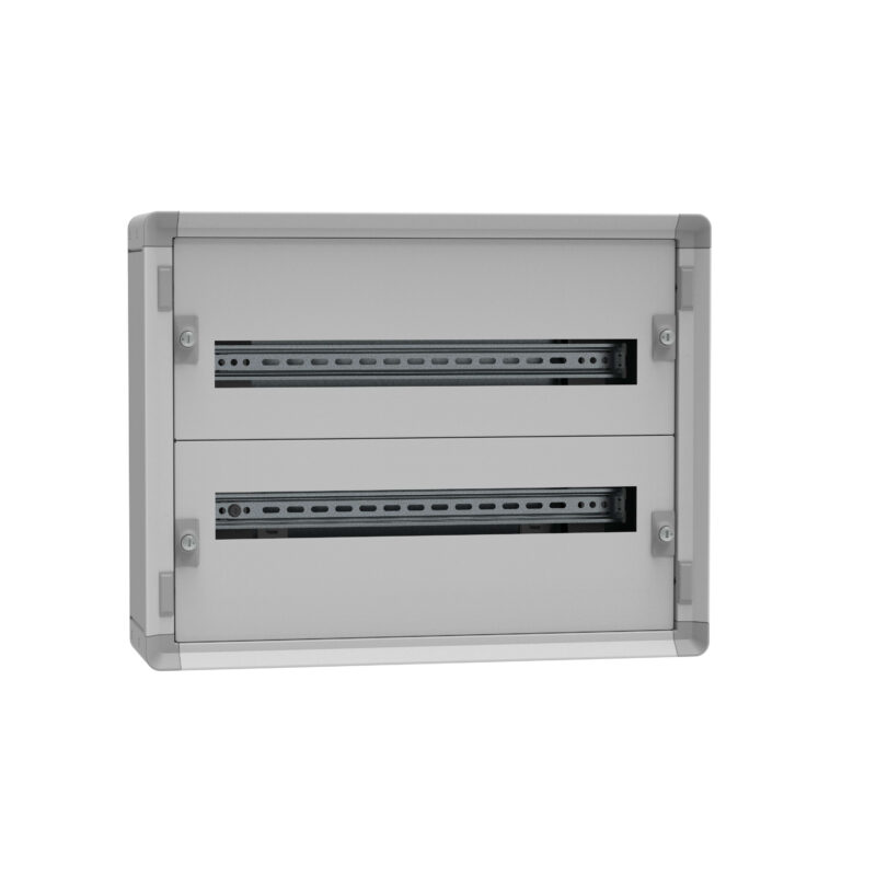 LEGRAND XL³HP 160 - Metalen opbouwwandkast - 2x24 mod - IP30 - Hoogte 450mm 1CO2R24S