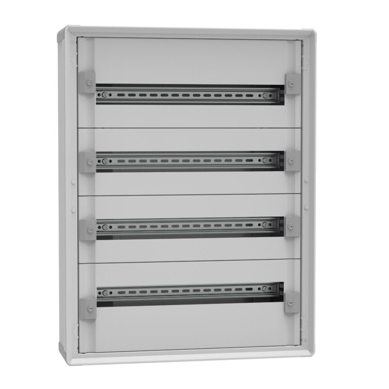 LEGRAND XL³HP 160 - Opbouwwandkast 4x24 mod - IP30 - Hoogte 750mm - Aardklem 1CO4R24SPL