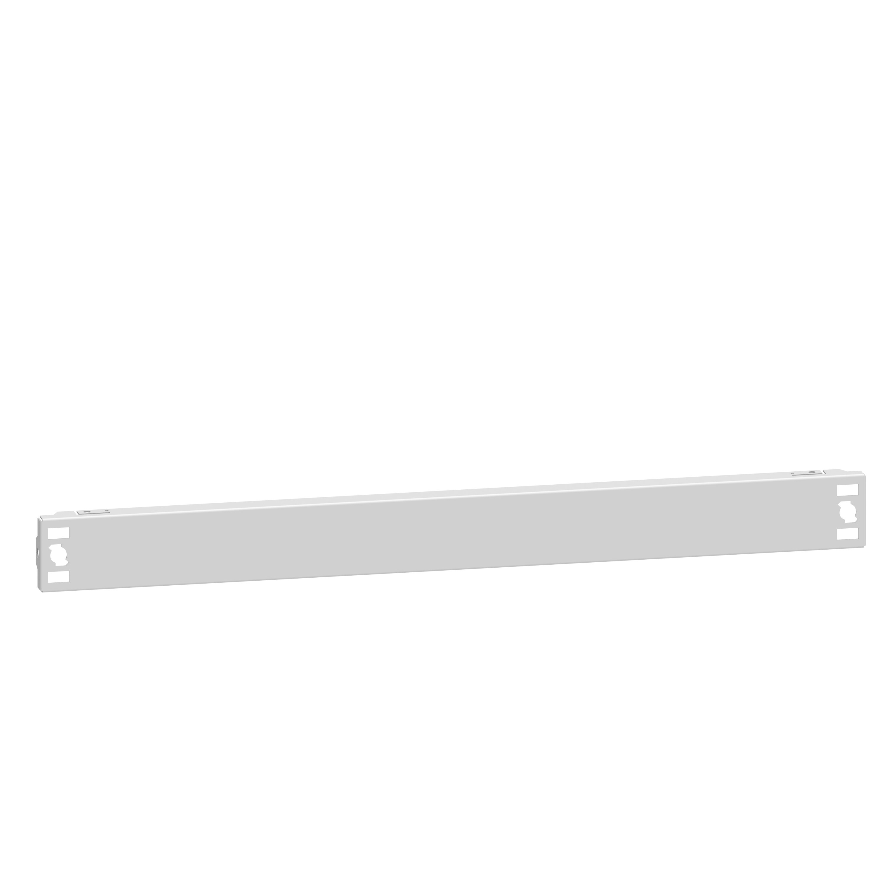 LEGRAND XL³HP 630 - Volle metalen afdekplaat - 50mm - 24 mod - Staal IK07 RAL7035 2PF00524