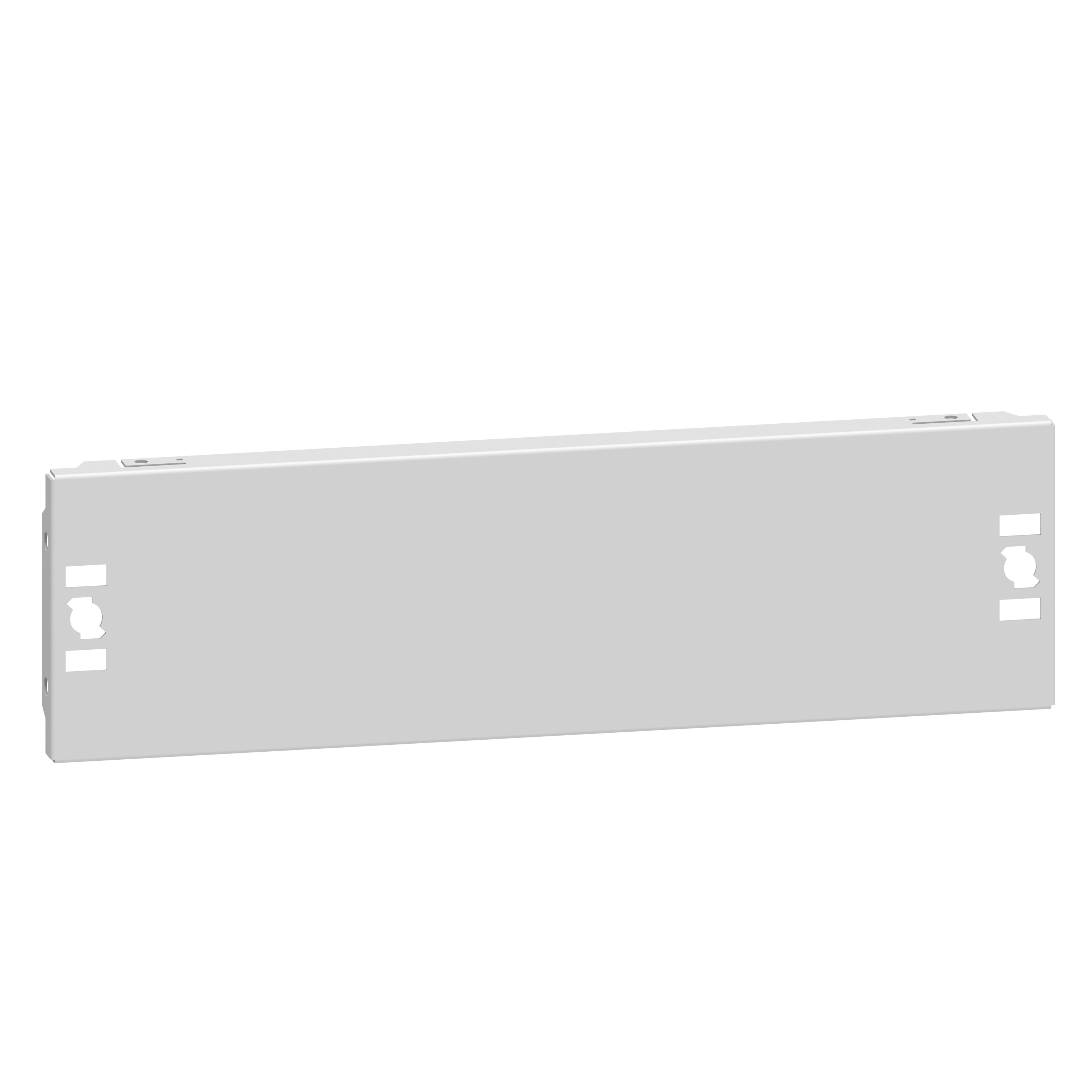 LEGRAND XL³HP 630 - Volle metalen afdekplaat - 100mm - 12 mod - Gepoedercoat staal 2PF01012