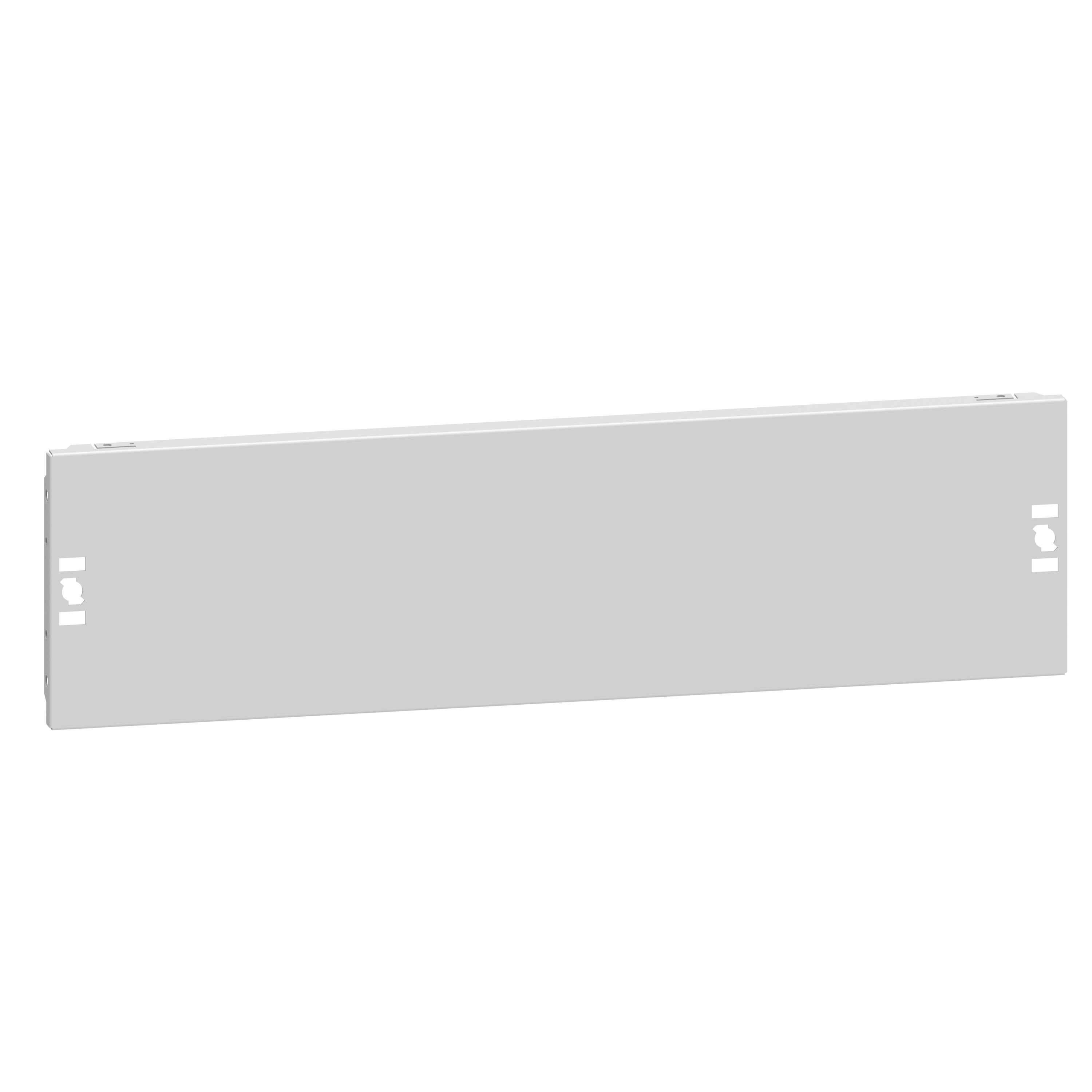 LEGRAND XL³HP 630 - Volle metalen afdekplaat - 150mm - 24 mod - Epoxy RAL7035 2PF01524