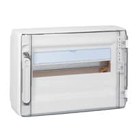 LEGRAND XL³125 kast opbouw 1 rij 18mod doorzichtige deur 401641