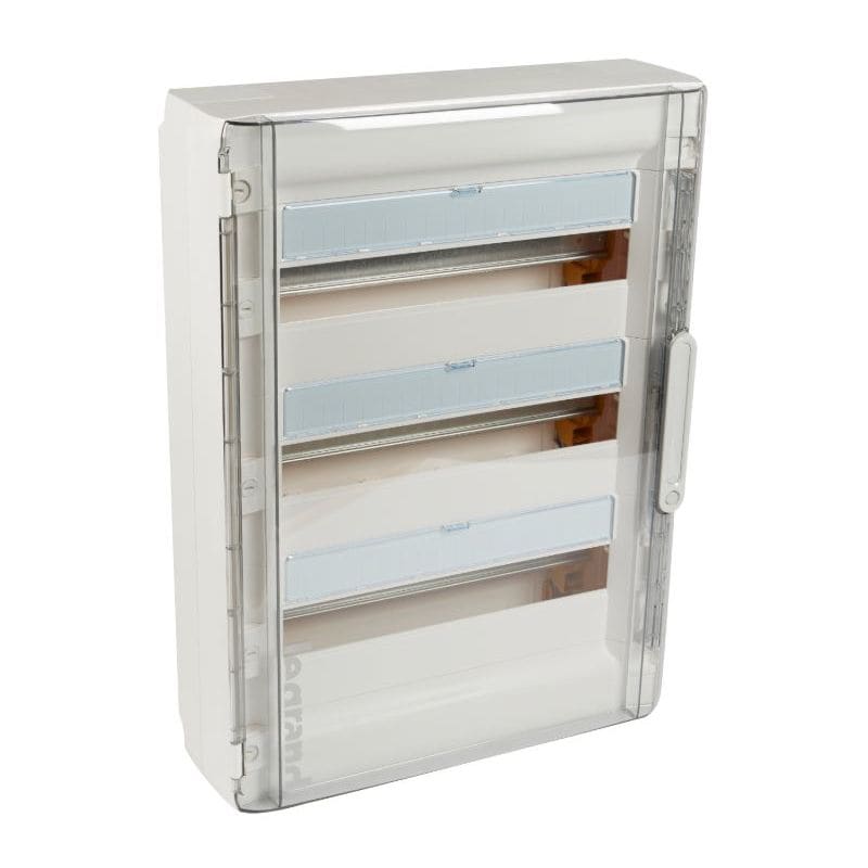 LEGRAND XL³125 kast opbouw 3 rijen 54mod doorzichtige deur 401643