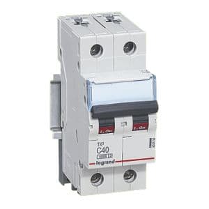 LEGRAND Automaat TX³ 3kA 2P C06 230/400V - 2 modules 403114
