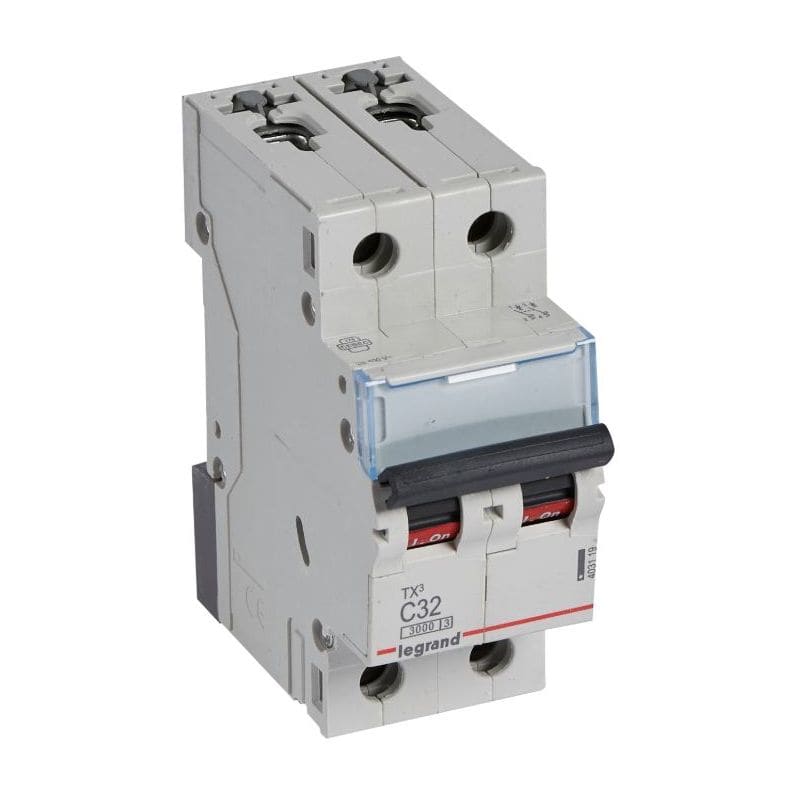 LEGRAND Automaat TX³ 3kA 2P C32 230/400V - 2 modules 403119