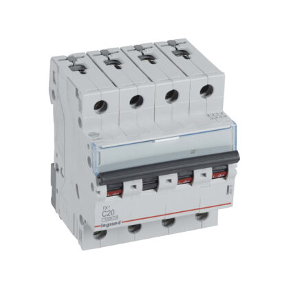 LEGRAND Automaat TX³ 3kA 4P C20 400V - 4 modules 403137